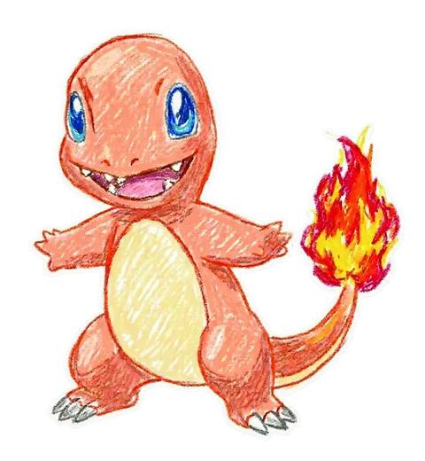 Ilustração do Charmander